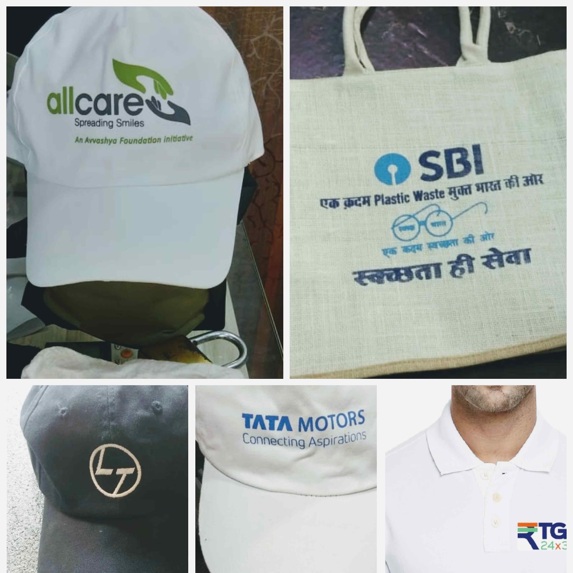 Corporate caps and bags
